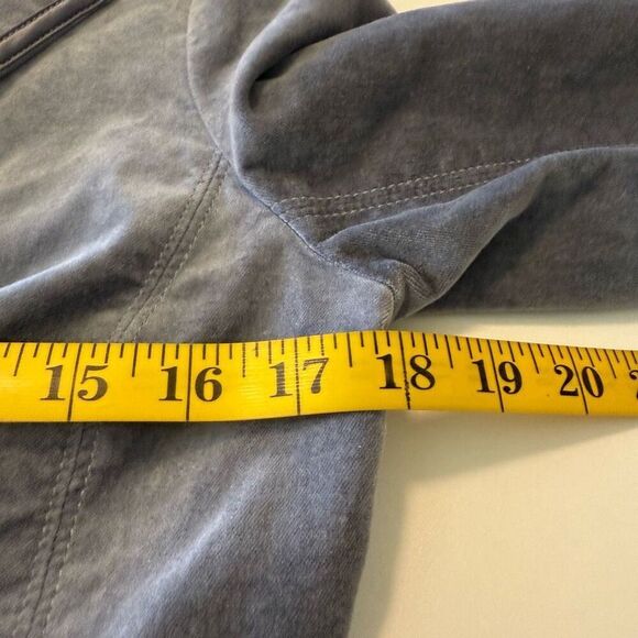 White House Black Market Silver Velvet/Satin Jacket Sz 8 Victorian, Castlecore - Picture 9 of 16